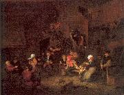 Villagers Merrymaking at an Inn Ostade, Adriaen van